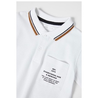 Áo polo trắng Zara