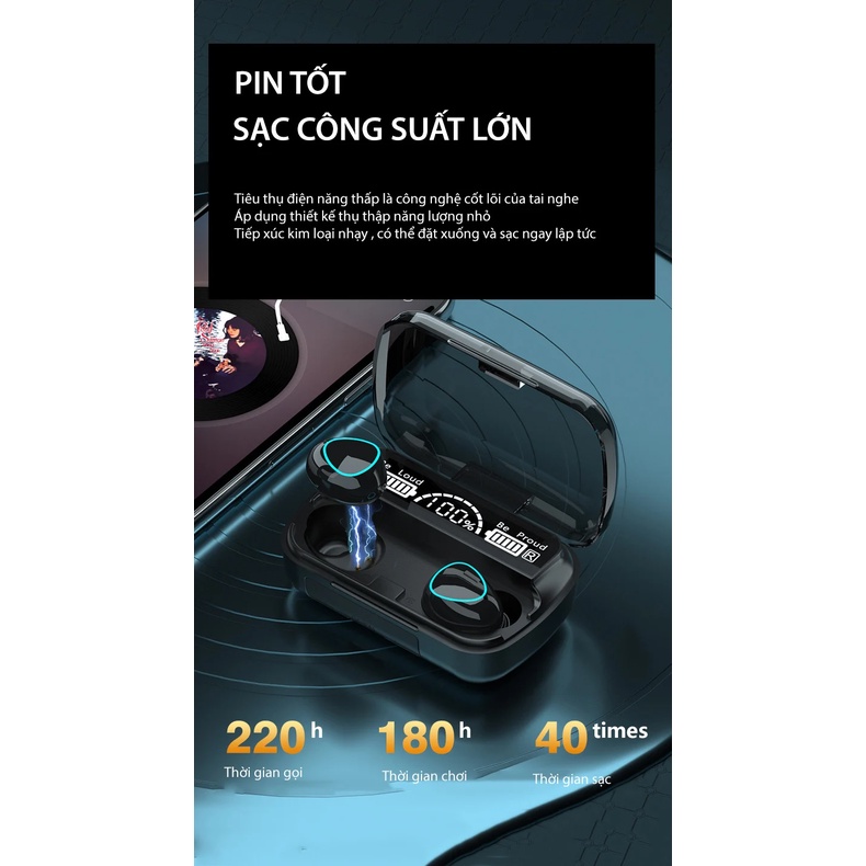 Tai Nghe Bluetooth #M10 TWS