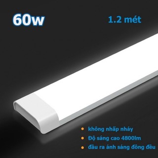 Đèn led bán nguyệt, đèn tuýp 1m2 36w 60w ánh sáng trắng