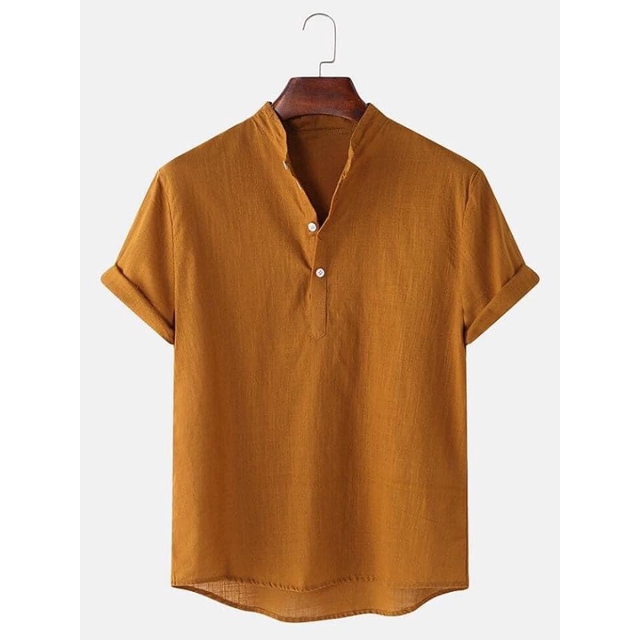 Sơ Mi Nhung Tăm, SM Đũi Cộc Tay Thời Trang Nam Form Slim