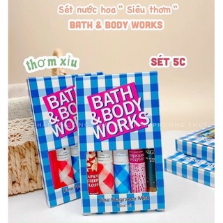 SET BODY MIST BATH AND BODY WORKS MINI