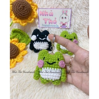 [ Handmade] Móc khoá len con ếch