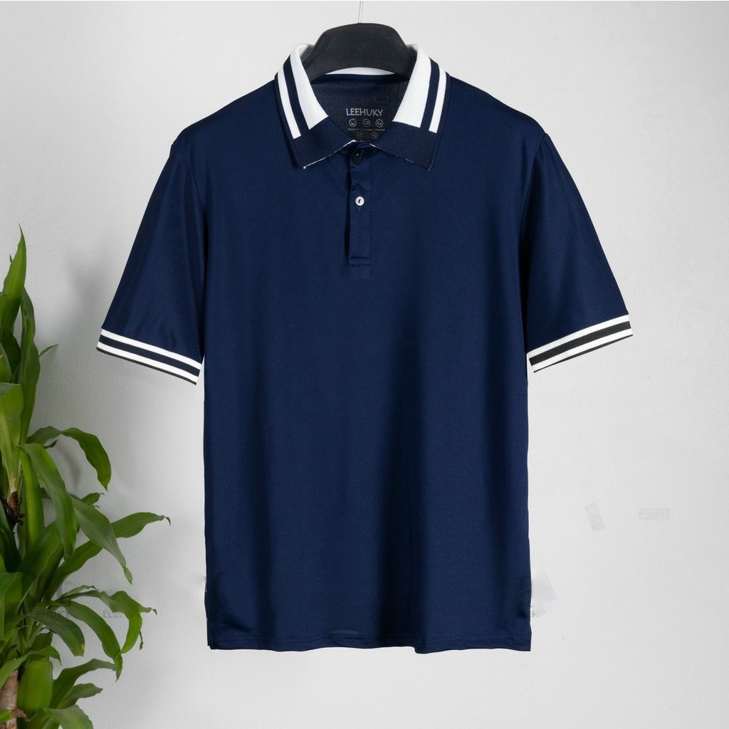 Áo Polo Nam Đẹp Cao Cấp Vải Thun Cá Sấu Co Giãn Thời Trang ABANDON E15