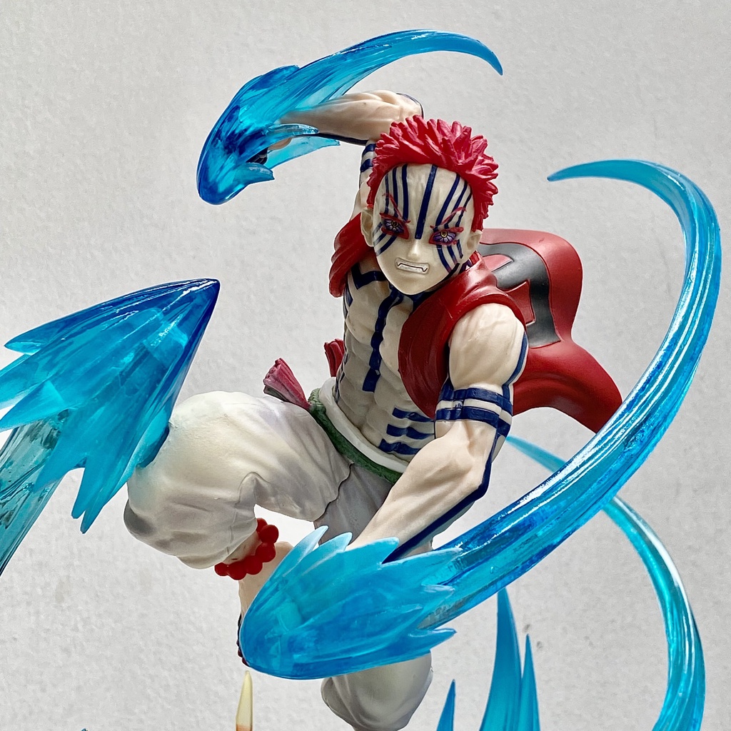 Mô hình Akaza cao 24CM - Mô hình thượng huyền tam Akaza - Akaza có LED cực đẹp - Kimetsu No yaiba figure