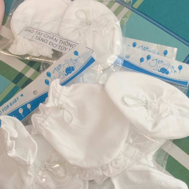 Bộ bao tay chân tăng đơ thông minh Jou cho bé sơ sinh