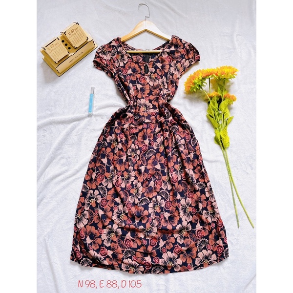 Đầm Hoa BIGSIZE, FREESIZE, 2hand