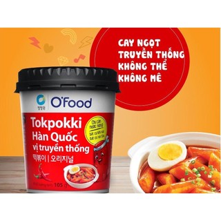 Tokpokki hàn quốc vị truyền thống o'food 105g