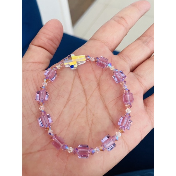 Vòng Tay-Chuỗi 10 Kinh Pha Lê Áo