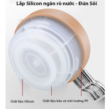 Ấm siêu tốc giữ nhiệt 2.5L (2 chức năng trong 1) - Chất liệu vỏ PP, duột inox hai lớp không rỉ