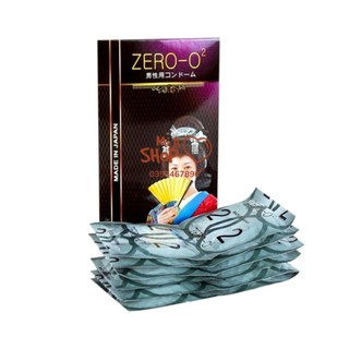 Bao Cao Su ZERO O2 - Siêu Mỏng - Siêu Trơn - Hộp 12 Chiếc