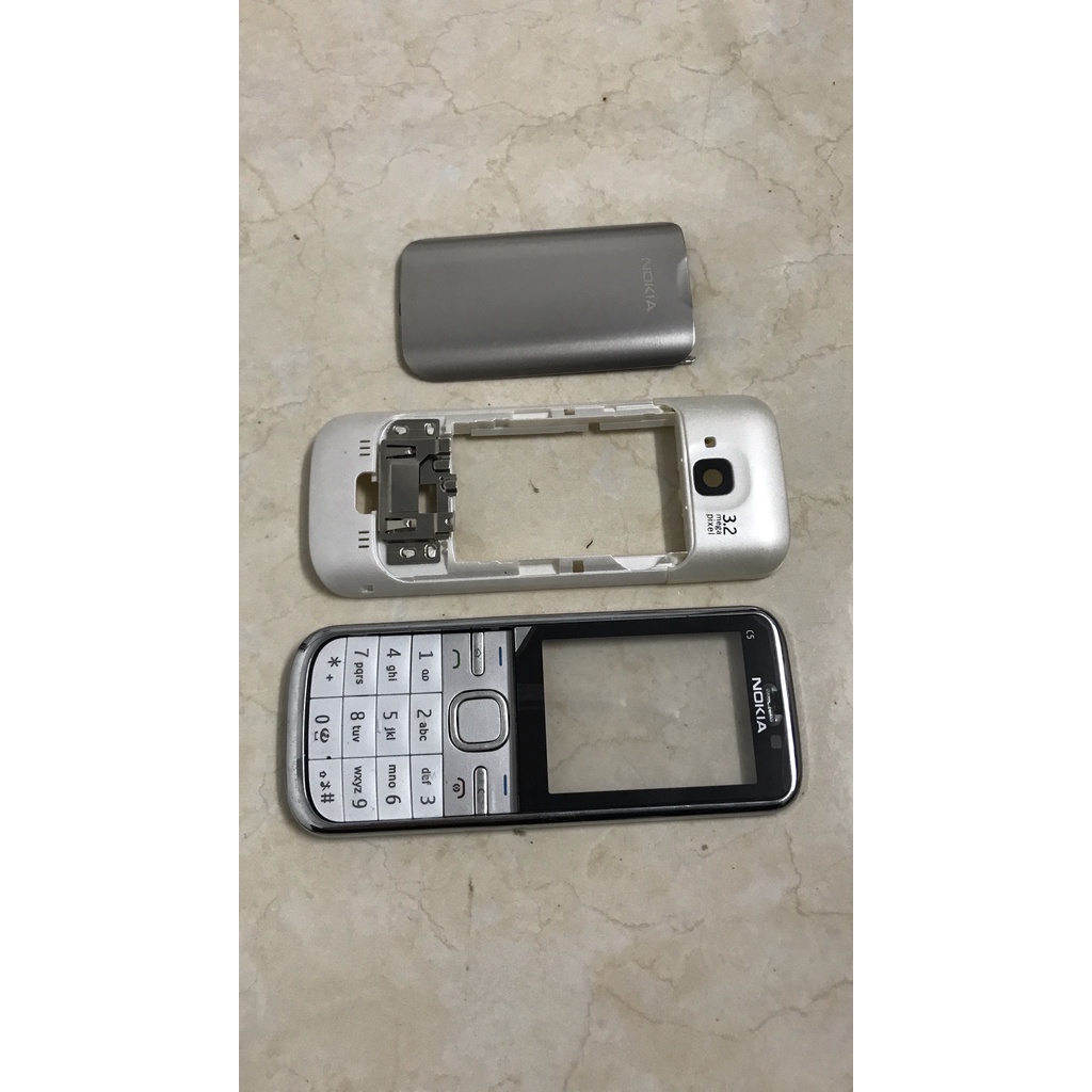 VỎ + PHÍM và Sườn máy NOKIA C5-00