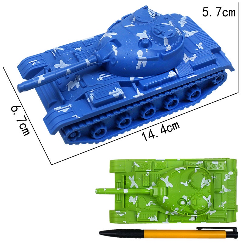 Đồ chơi xe tăng chạy bằng cót, Ô tô đồ chơi mô hình nhựa ABS cho bé