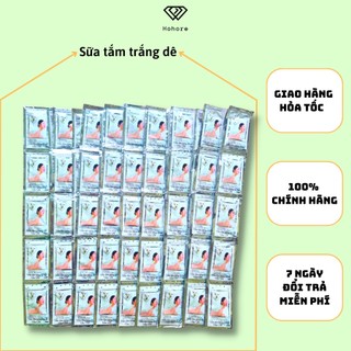 [ Gía sỉ ] 100 gói sữa tắm 6.5ml cho nhà nghỉ, khách sạn homestay