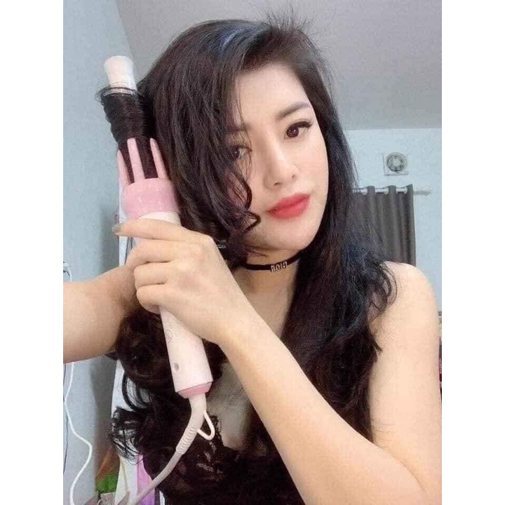 Máy uốn tóc xoăn xoay tự động 360 VIVID, máy làm tóc uốn xoăn tự động - Hàng chính hãng bảo hành 1 năm