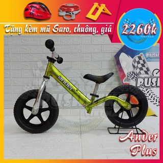 Xe cân bằng cho bé Ander Plus - Hợp kim nhôm Aluminium, sơn anod hóa nhôm, nặng 1.9kg
