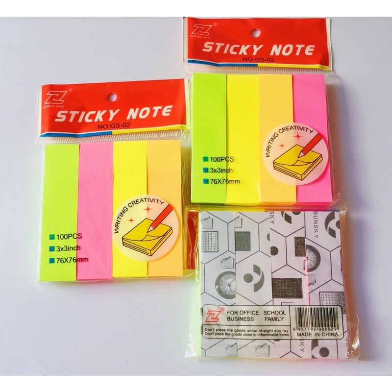 GIẤY NOTE MÀU SÁNG ĐỦ
