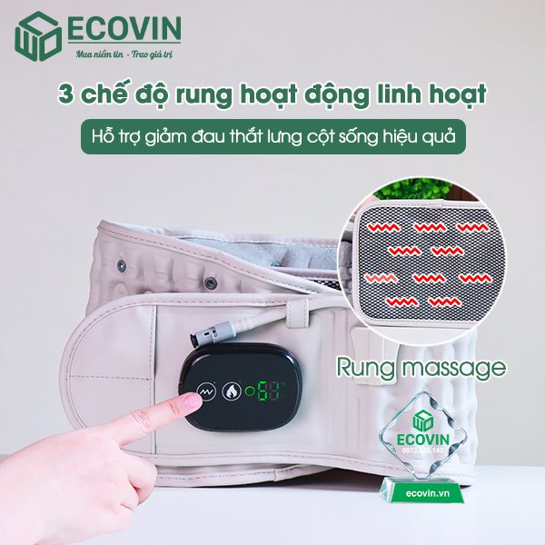 Đai Lưng Cột Sống, Đai Hơi Kéo Dãn Cột Sống Cho Người Thoát Vị Đĩa Đệm, Đau Thắt Lưng Z5