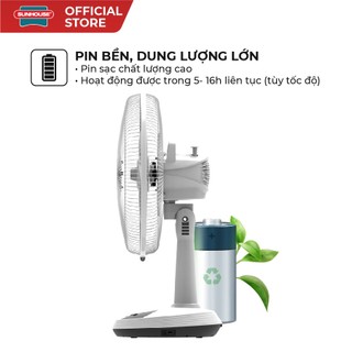 Quạt sạc SUNHOUSE SHD7223
