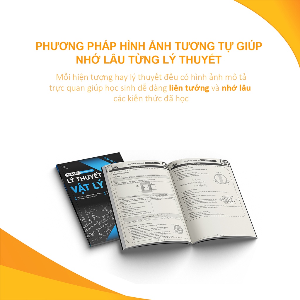 Sách Tổng ôn Vật lý - 1200 Câu Lý Thuyết Vật Lý 12 - Ôn Thi THPT Quốc Gia Bản Mới Nhất