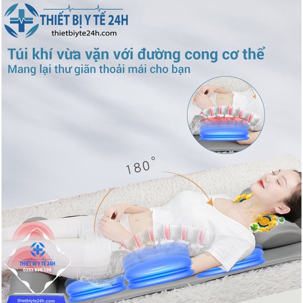 Đệm, Nệm Massage Toàn Thân, Thảm Mát Xa Lưng Hồng Ngoại Trị Liệu Beame BM-N92