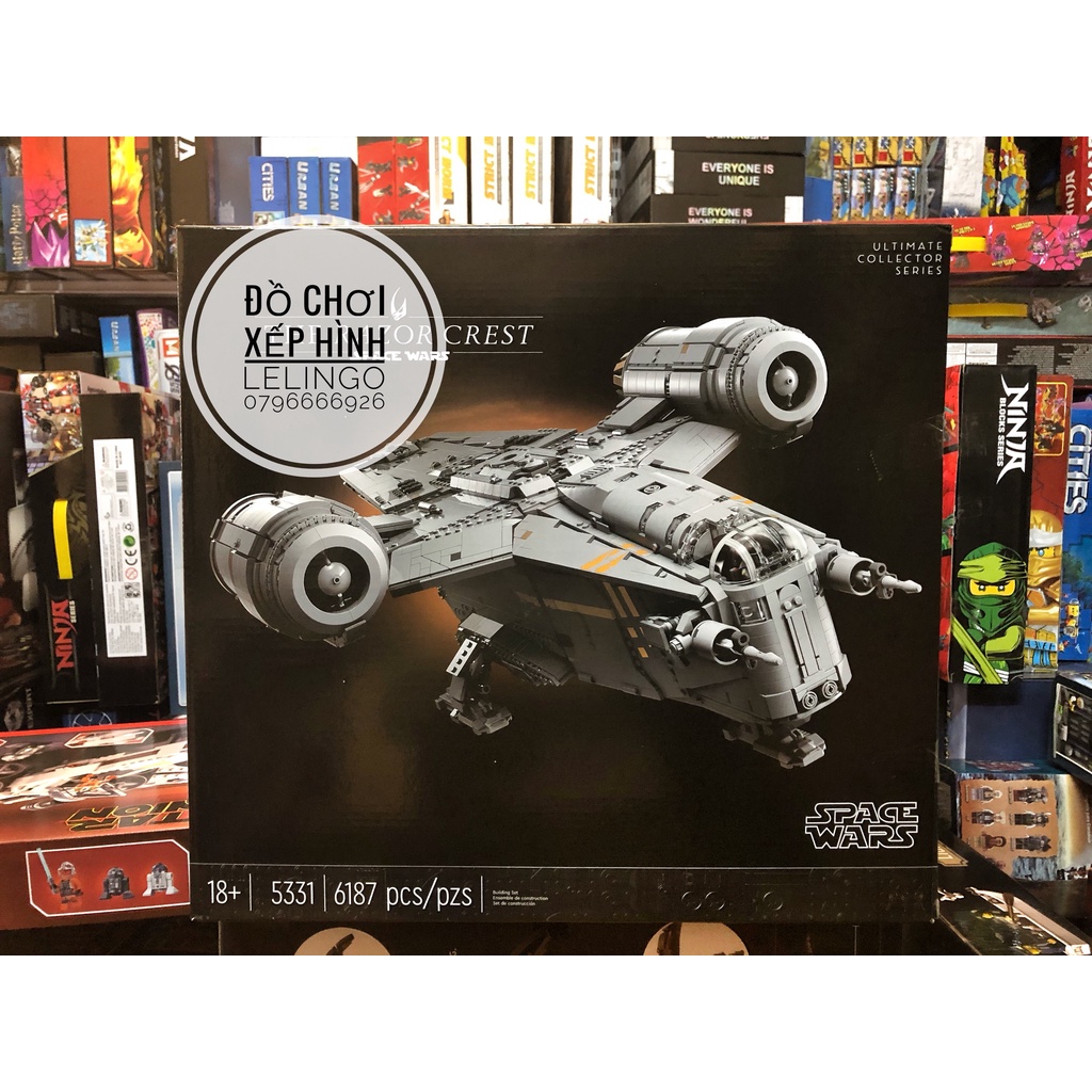 Star Wars - Leji 5331 ( Lắp Ghép Tàu Razor Crest Ucs Bản To 6187 Mảnh )