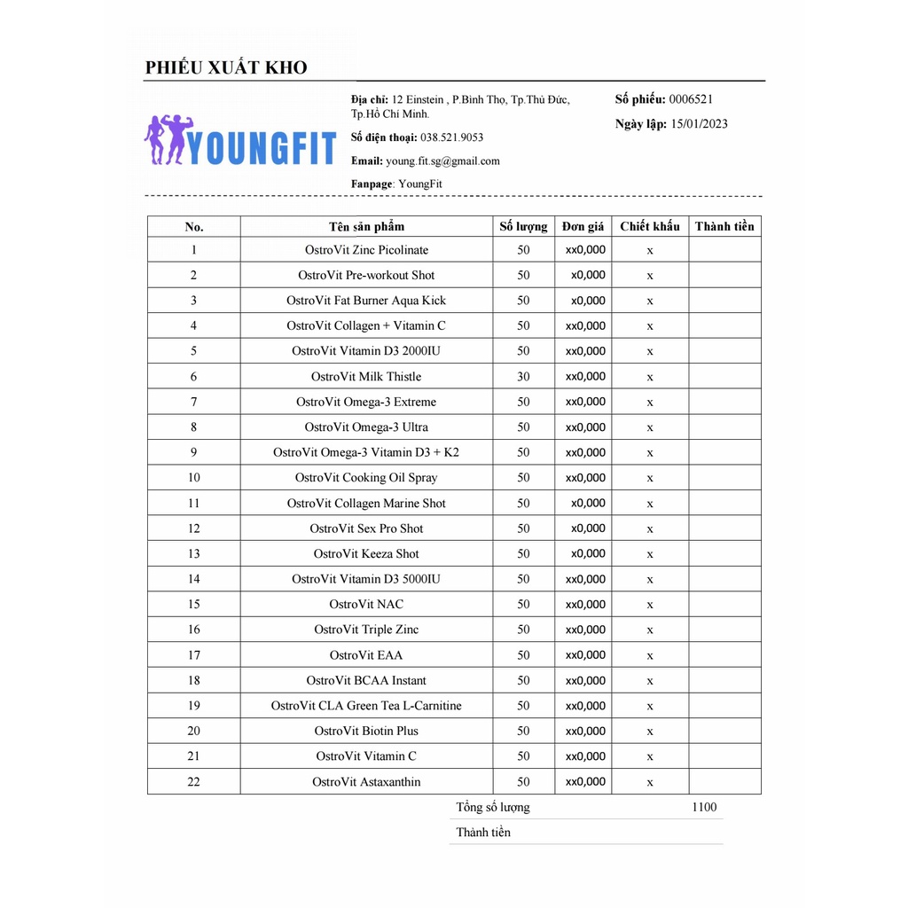 Collagen Thủy Phân + Vitamin C OstroVit Da Khỏe Đẹp Căng Mịn  - YoungFit x Best Nutritionk