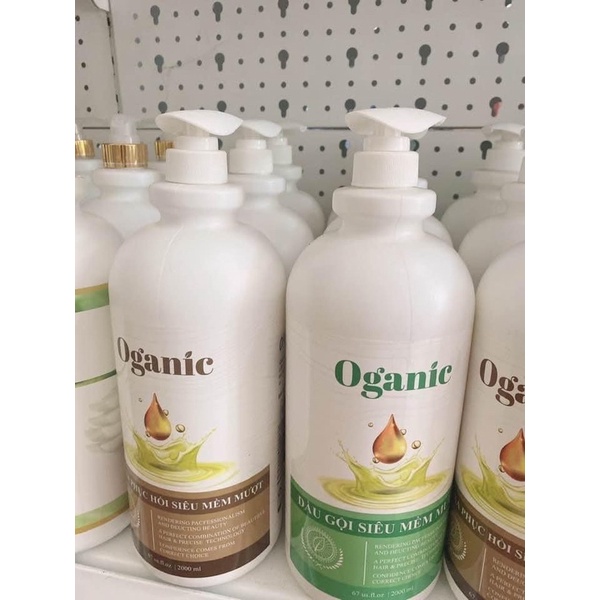 COMBO GỘI XẢ OGANIC 2000ml✅✅