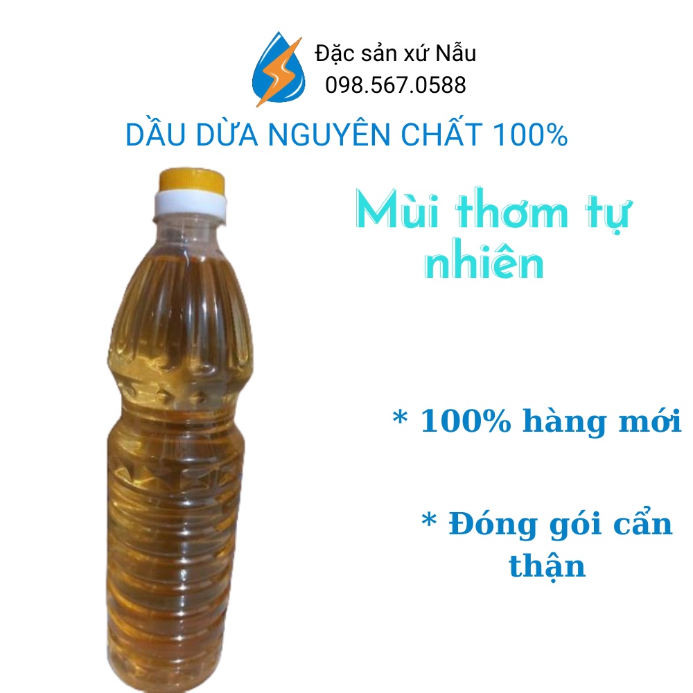 Dầu Dừa Nguyên Chất 100% -Đặc Sản Tam Quan Bình Định