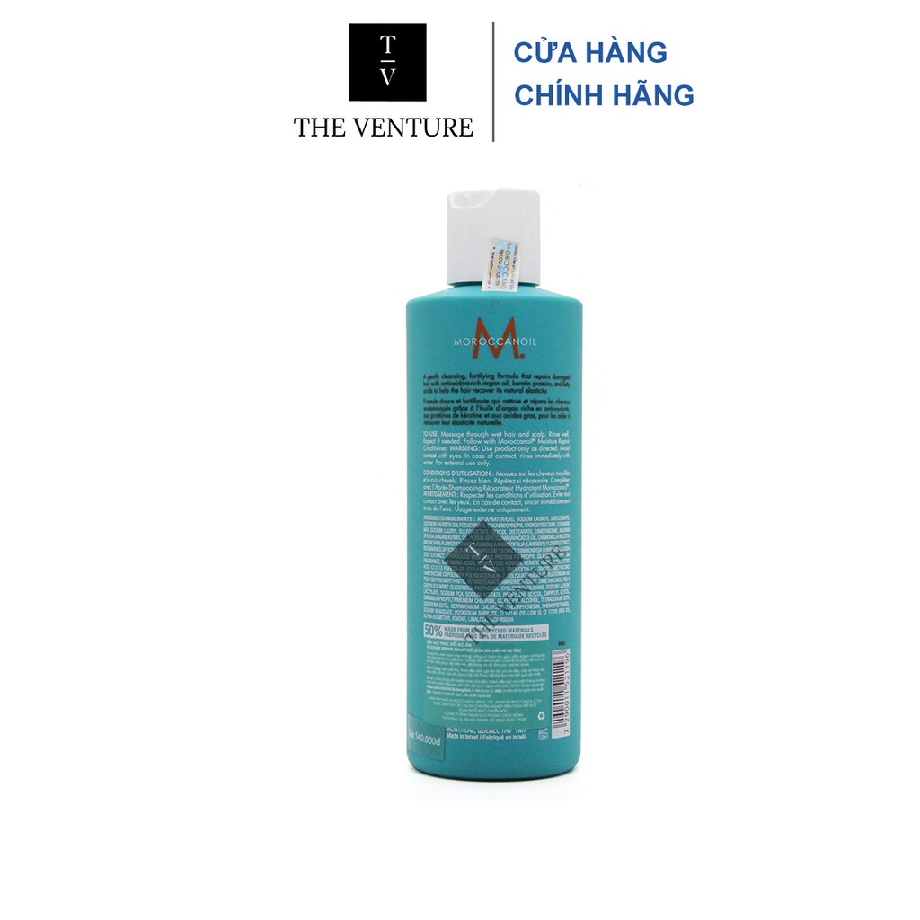 Bộ Dầu Gội Xả Suôn Mượt Moroccanoil Smoothing Chính Hãng - 250ml