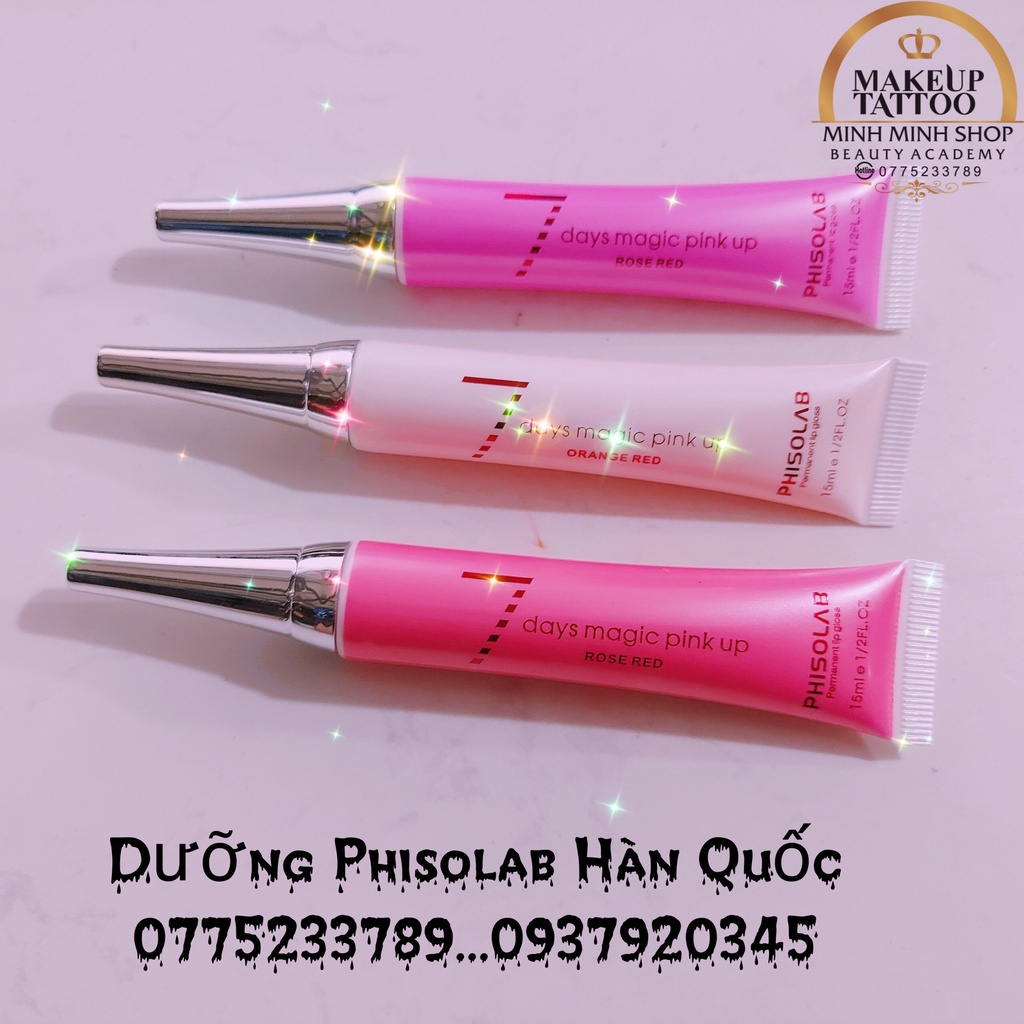 Dưỡng Kích Màu Môi Phisolab Chính Hãng Hàn Quốc, Dưỡng Kích Màu Môi Sau Phun Xăm
