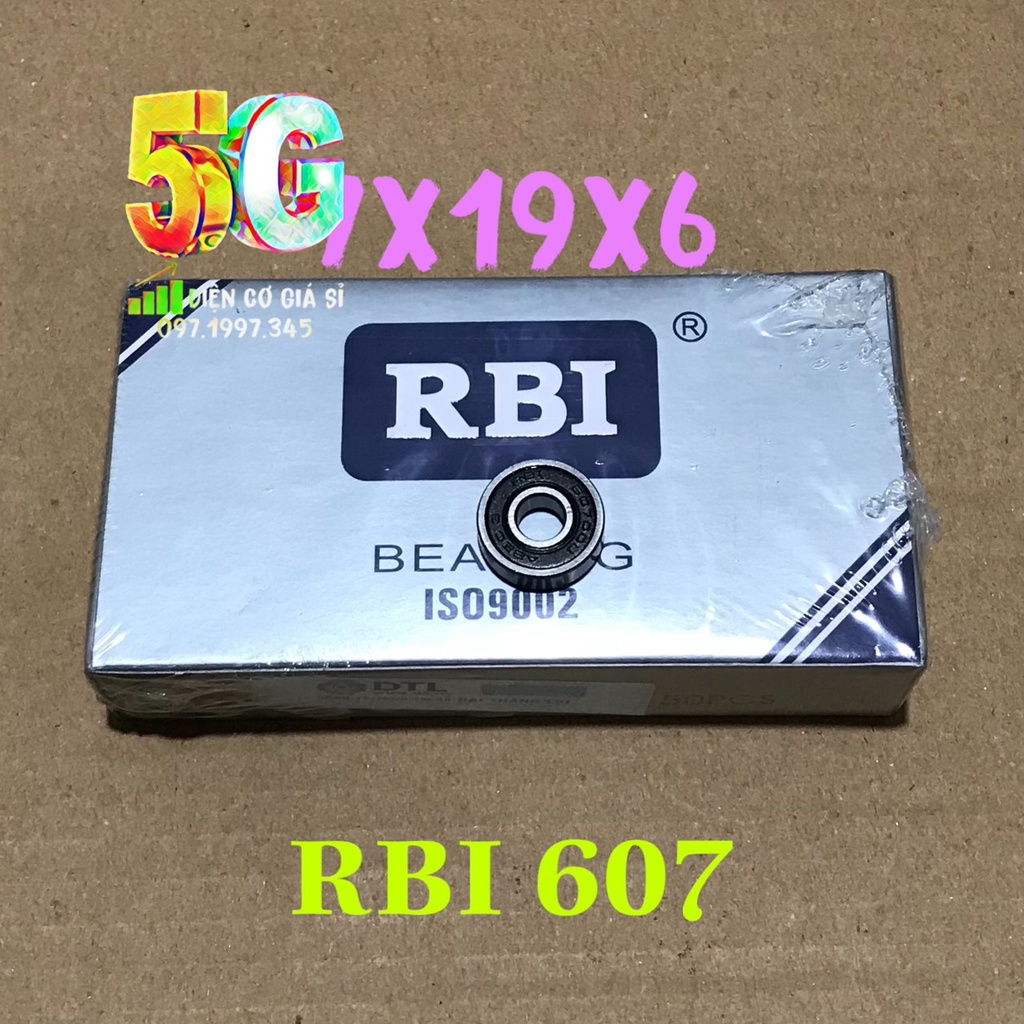 Bạc Đạn RBI Mã 607 - 608 - 609 - 627 - 628 - 629 Lưu Ý Mã Số Trên Bi Khi Đặt Hàng