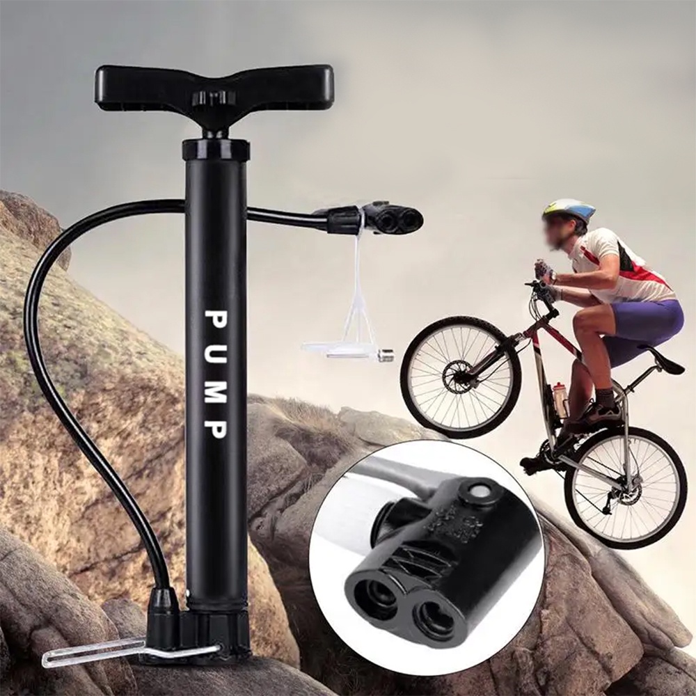 Bơm Xe Đạp Áp Suất Cao 120 PSI Mang Đi Mọi Nơi