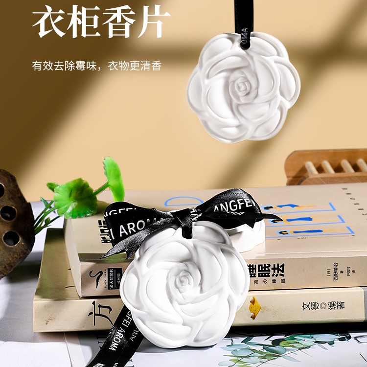 Viên Sáp Thơm Treo Xe Hơi Tủ Quần Áo Khử Mùi Hương Lưu Giữ Lâu Dài, Đá Thạch Cao Hương Thơm Tự Nhiên Treo Tủ Quần Áo