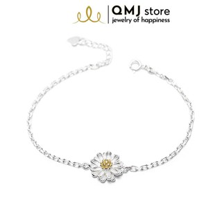 Lắc tay QMJ bạc 925 Hoa cúc nhí thanh lịch - Q057
