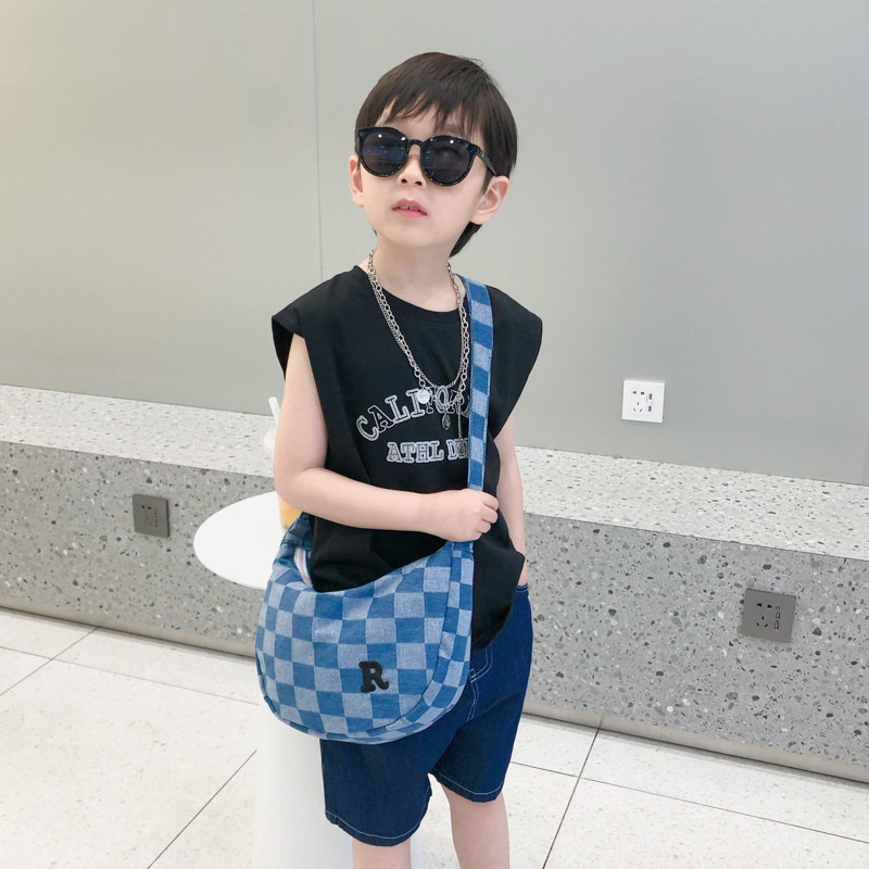 Túi đeo chéo trẻ em, túi đeo chéo cho bé trai và bé gái phong cách hàn quốc