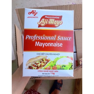 Sốt mayonnaise aji mayo hộp 1kg