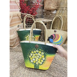 Giỏ xách đan mây tre thời trang