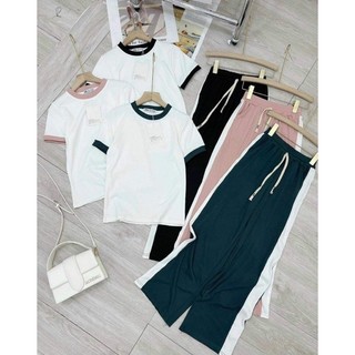 Sét áo viền quần sọc xuông siêu hot