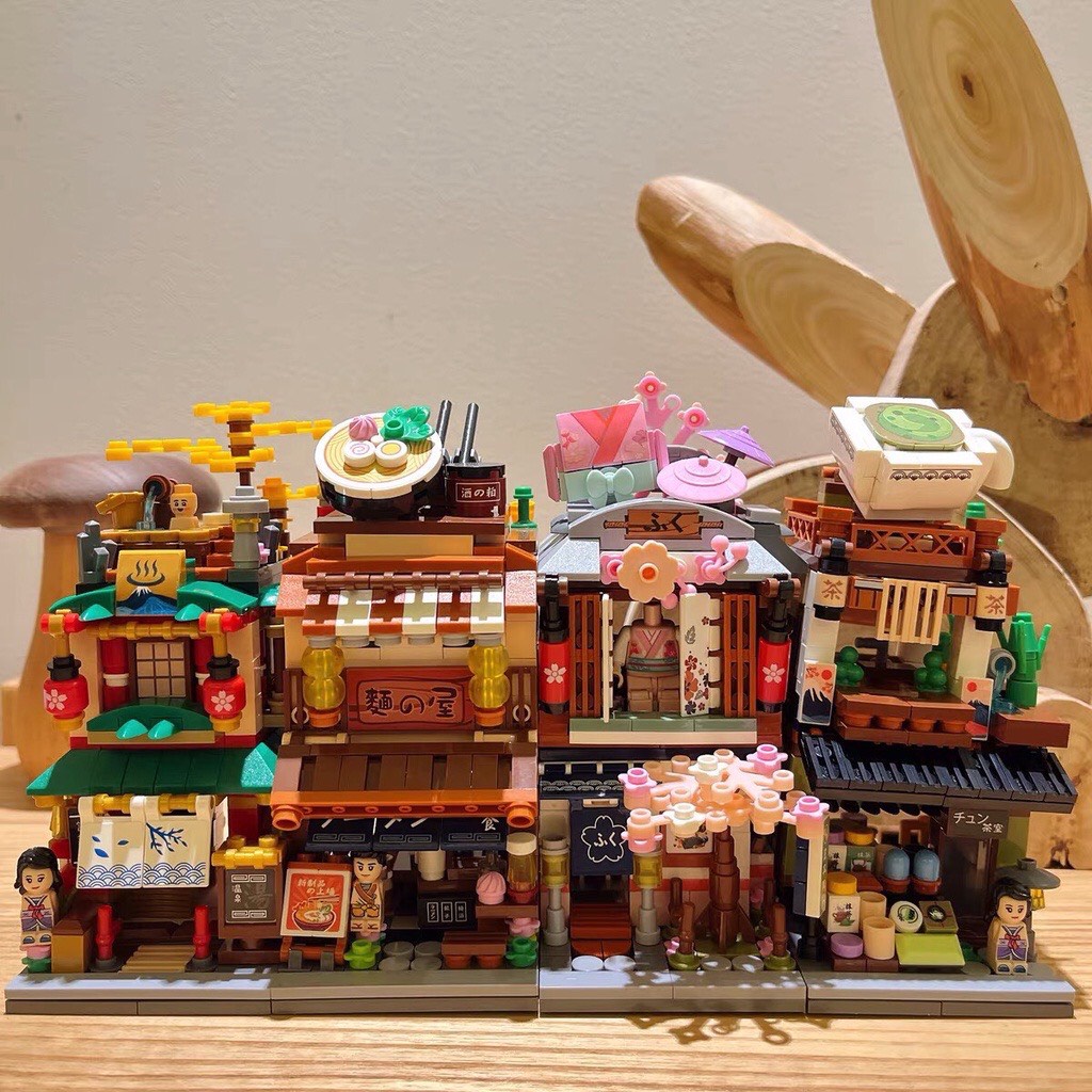 Bộ lắp ráp mô hình Cửa hàng đường phố 1642-1644, 1653-1656