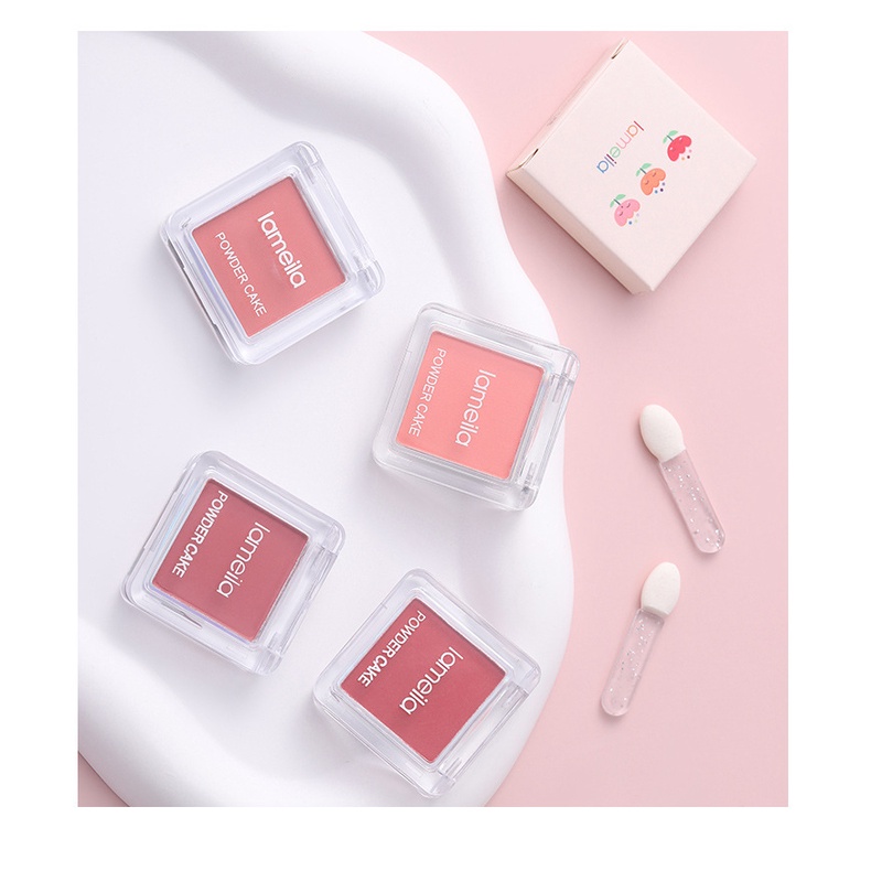 Phấn Má Hồng Lamela BÔNG HOA Tông Lì Và Nhũ Siêu Xinh