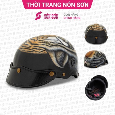 Mũ bảo hiểm lỗ thông gió phiên bản mới NÓN SƠN chính hãng ASM-ĐN111