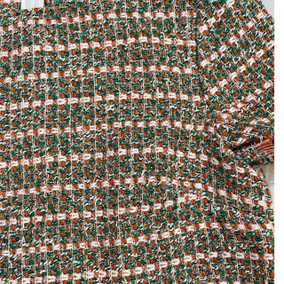 [Mango Auth] Áo Tweed Nữ Cổ Tròn Mango