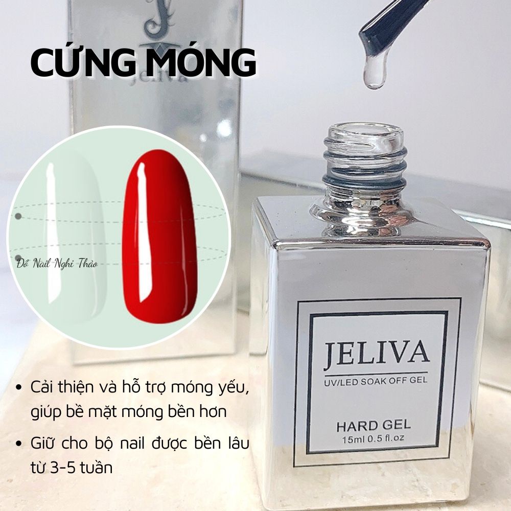 Sơn base top coat Jeliva LADURA 15ml