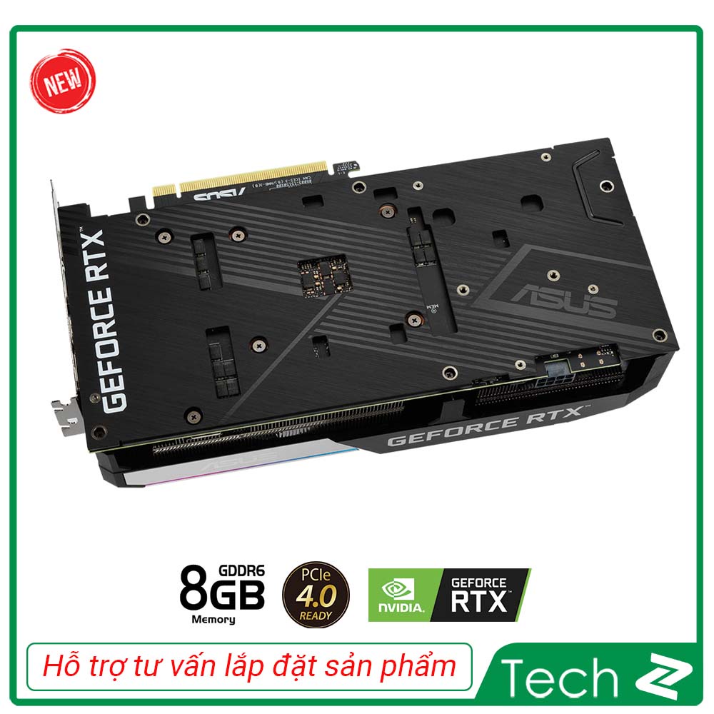 Card màn hình Asus DUAL RTX 3060 Ti O8G V2