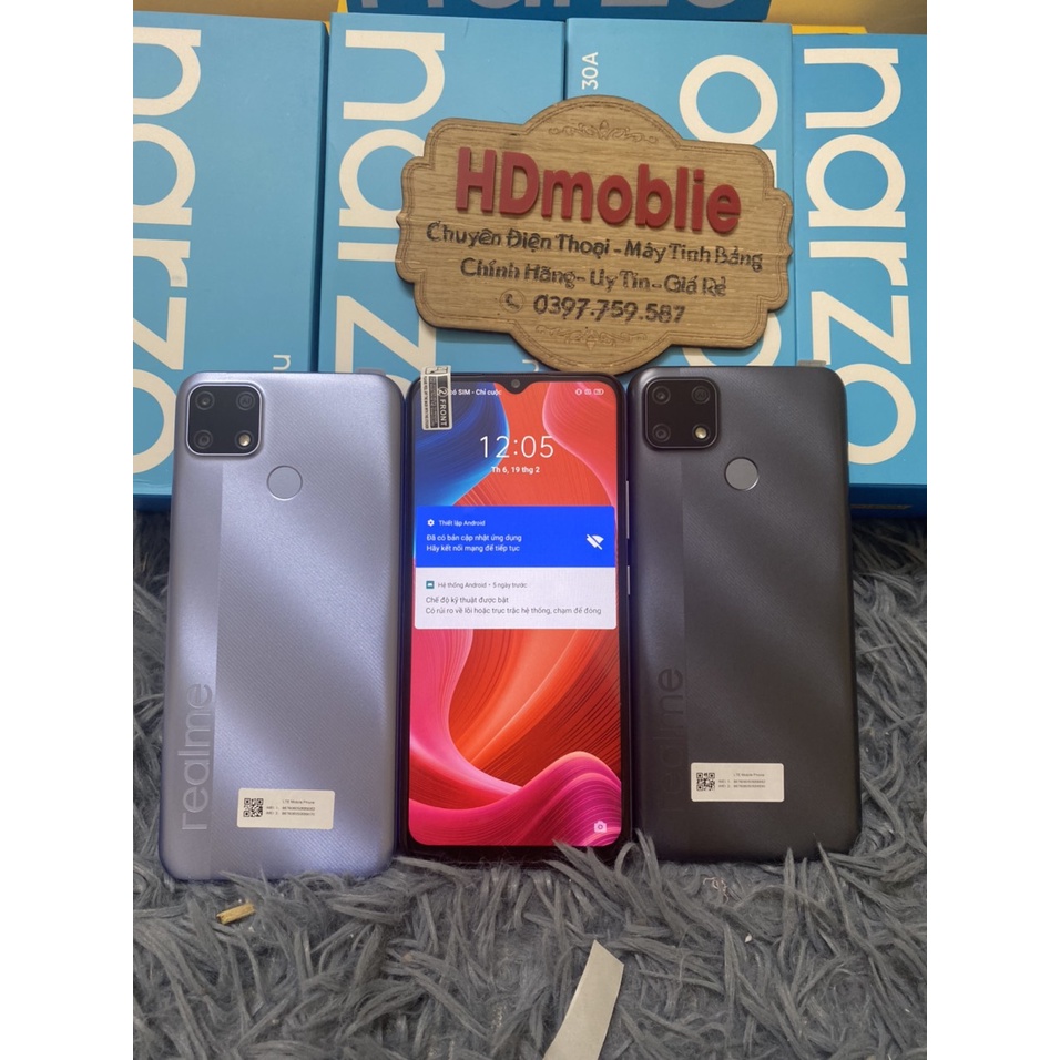 Điện thoại Realme Narzo 30A ram 4GB/64GB chip chuyên gaming