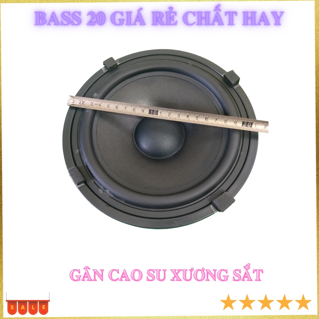 Củ loa bass 20 gân cao su công suất 200W giá rẻ -1 chiêc