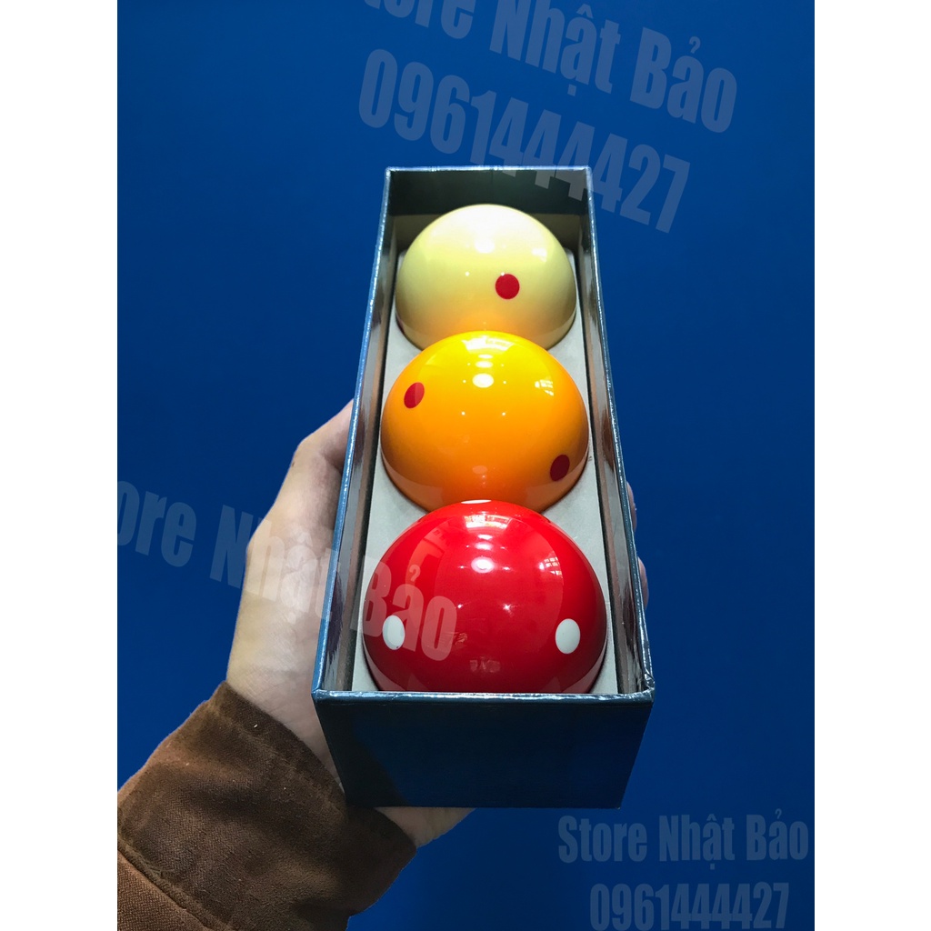 Bộ bida 3 Băng Hansinburg Trung Quốc 61.5mm - Bida Carom 3 băng