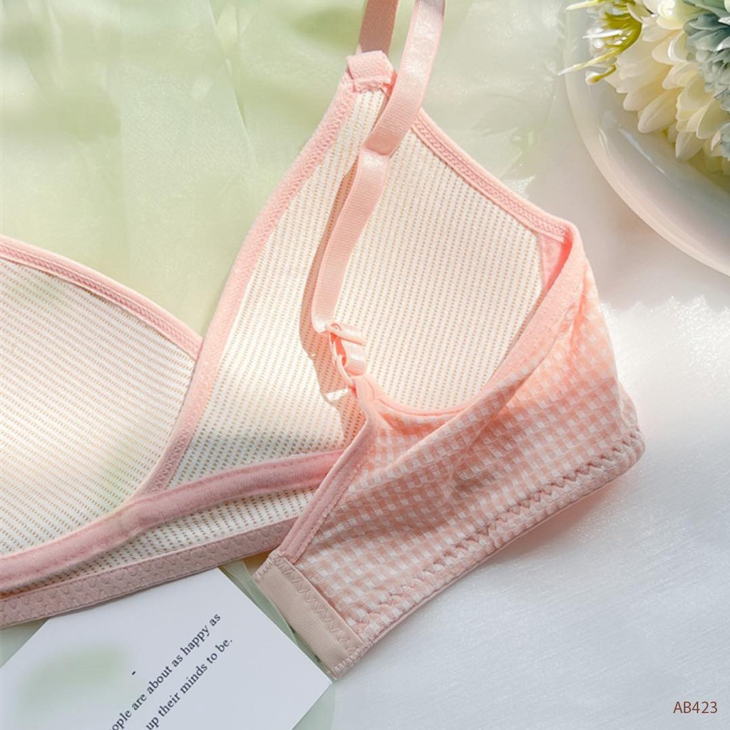 Áo ngực mút mỏng Just Bra không gọng chất liệu cotton thoải mái ôm gọn bầu ngực AB423