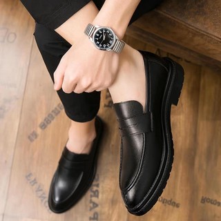 Giầy da lười đế đốc da lỳ mới nhất size 38/43