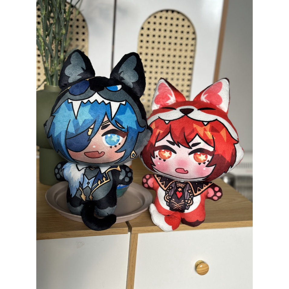 Búp bê Genshin Impact vải lông dạng plushie động vật size lớn 25cm